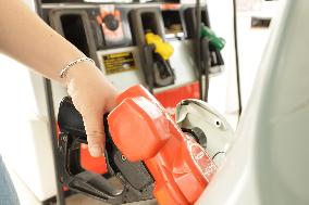 Soaring Gas Prices: A Scene at the Gas Station