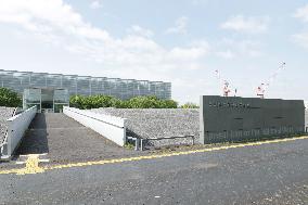 Exterior and sign of the National Diet Library (Kansai Branch)