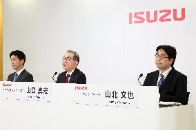 Isuzu Motors Press Conference on Financial Results for the Fiscal Year Ending March 2026