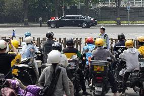 U.S. President Trump in Beijing