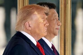 U.S. President Trump in Beijing