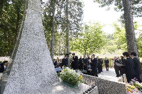 Victims' kin commemorate 1991 train accident in western Japan