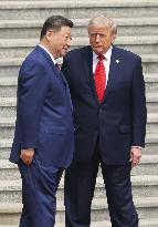 U.S. President Trump in Beijing