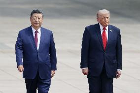 U.S. President Trump in Beijing