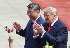 U.S. President Trump in Beijing