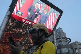 U.S. President Trump in Beijing