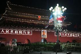 U.S. President Trump in Beijing