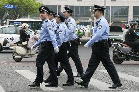 Tightened security in Beijing