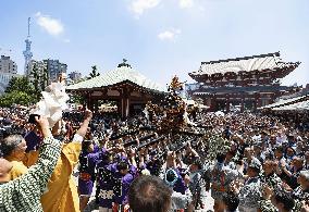 Sanja festival in Tokyo's Asakusa