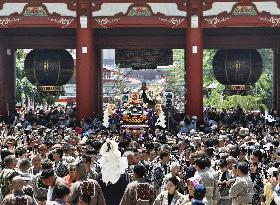 Sanja festival in Tokyo's Asakusa