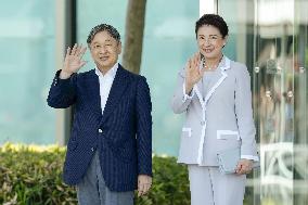 Japan emperor, empress visit Ehime