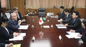 Brazilian foreign minister in Tokyo