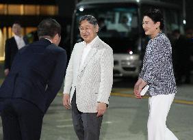 Japan emperor, empress return to Tokyo