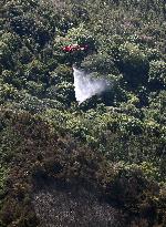 Wildfire in Hiroshima Pref.