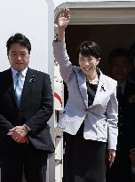 Japan PM Takaichi leaves for S. Korea