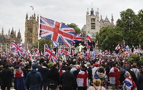 Britain far-right rally