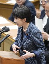 Party leaders' debate in parliament