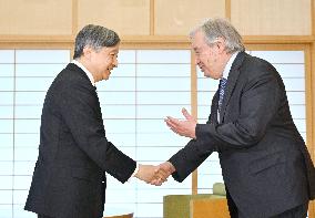 Emperor meets with U.N. chief Guterres