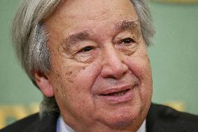 U.N. Secretary General Guterres in Tokyo