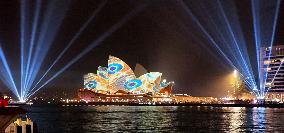 Light festival in Sydney