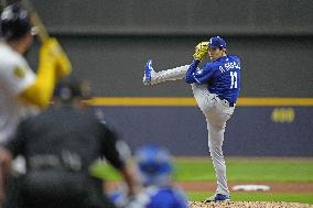 Baseball: Dodgers vs. Brewers