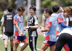 Football: Japan train for 2026 World Cup