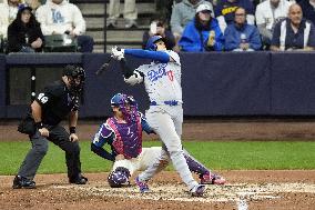 Baseball: Dodgers vs. Brewers