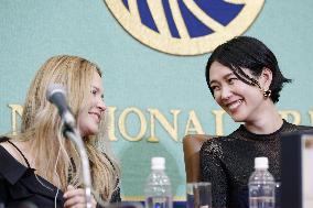 Cannes winners at press conference in Tokyo