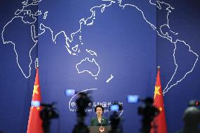 Chinese Foreign Ministry spokeswoman
