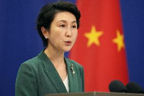 Chinese Foreign Ministry spokeswoman