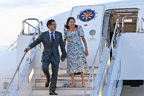 Philippine President Marcos Jr. arrives in Japan