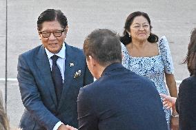 Philippine President Marcos Jr. arrives in Japan
