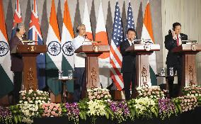 Quad ministerial meeting in New Delhi