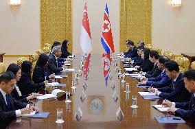 N. Korea-Singapore talks in Pyongyang