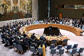 China Foreign Minister Wang at U.N. Security Council