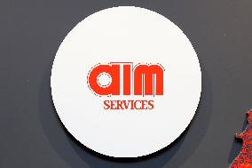 Aim Service Sign and Logo