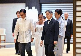Japan's state banquet for Philippine President Marcos Jr.