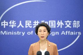 Chinese Foreign Ministry spokeswoman
