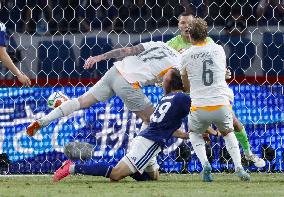 Football: Japan vs. Iceland
