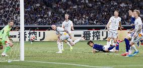 Football: Japan vs. Iceland