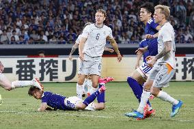 Football: Japan vs. Iceland