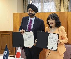 Japan pledges $20 mil. to World Bank for critical minerals supply chains