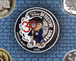 "Detective Conan" 30th anniversary coins