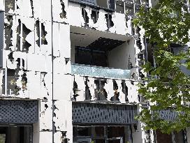 Aftermath of Russian attack on Kyiv
