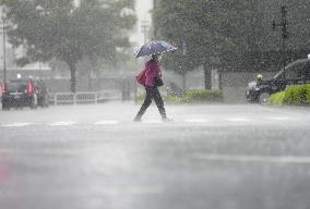 Powerful typhoon hits Japan
