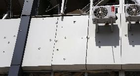 Aftermath of Russian attack on Kyiv