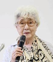 Abductee's mother Sakie Yokota