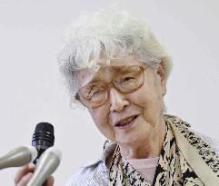 Abductee's mother Sakie Yokota