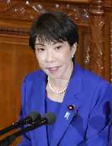 Japanese PM Takaichi in parliament