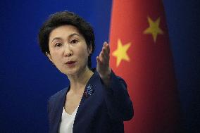 Chinese Foreign Ministry spokeswoman